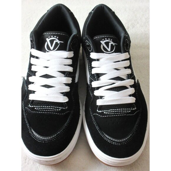 Vans Men's Rowan Zorilla 2 Black White Suede Canvas Skate Shoes sizes NIB - Picture 3 of 5